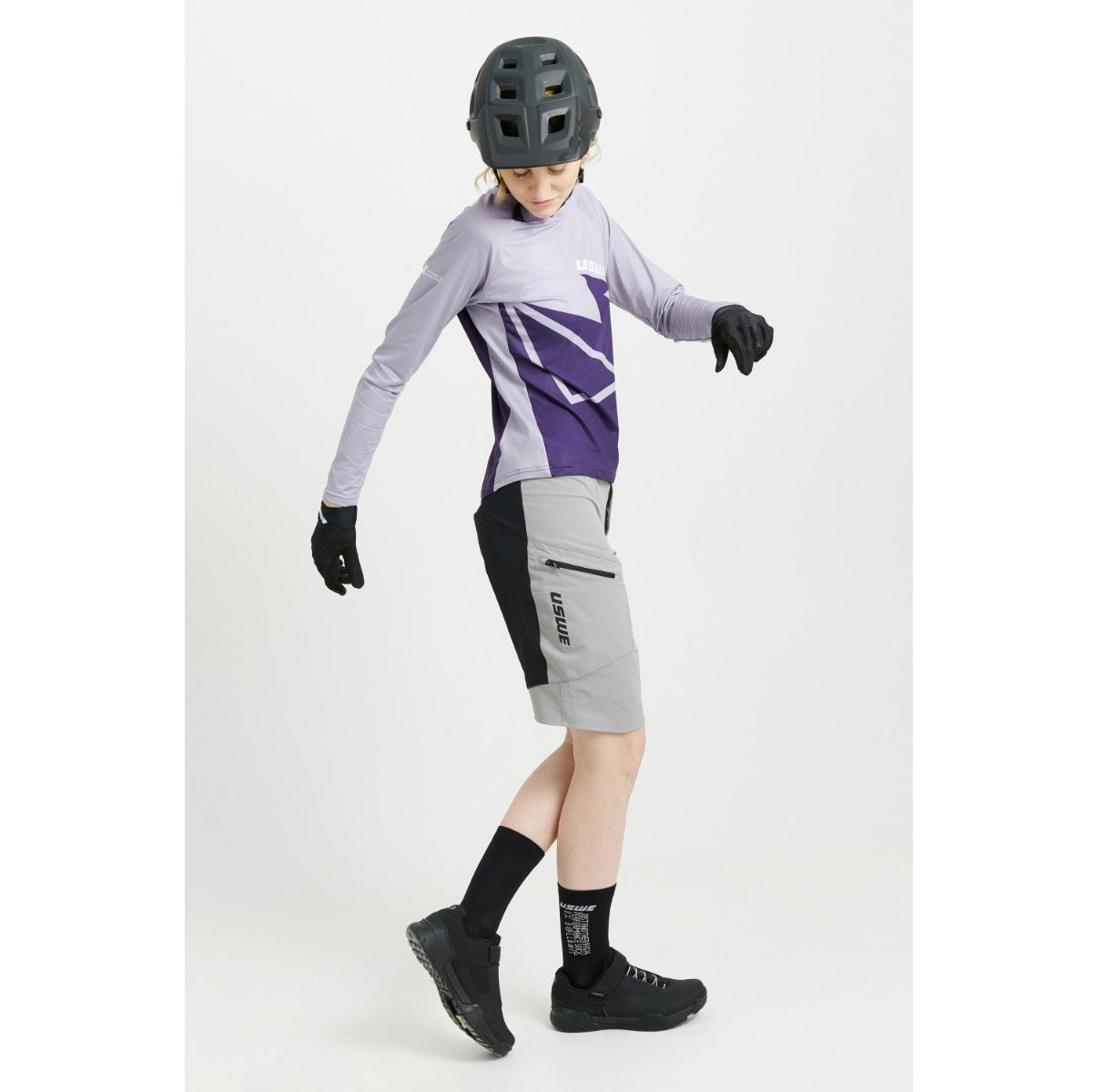 Dámský MTB dres s dlouhým rukávem USWE BERG Lavender