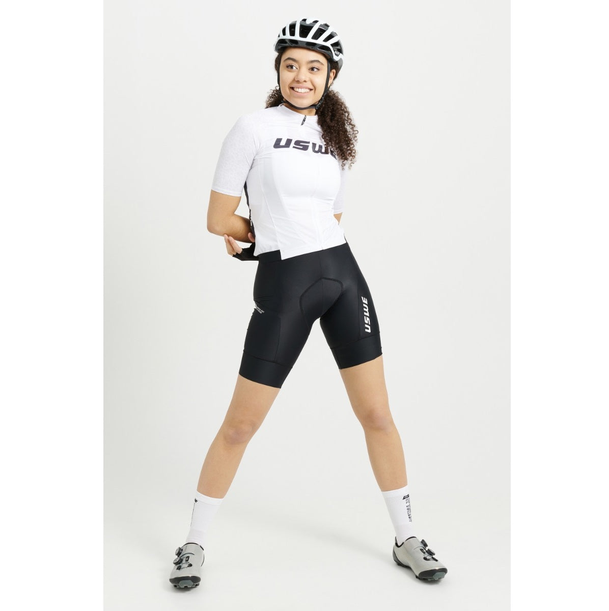 USWE GRUS GRAVEL Ladies Short Sleeve Jersey White