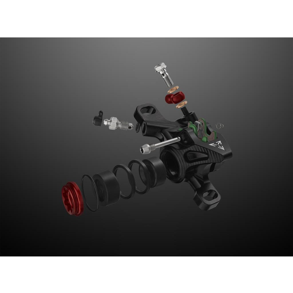 Front brake HOPE TECH 4 EVO X2 PM Silver/Orange