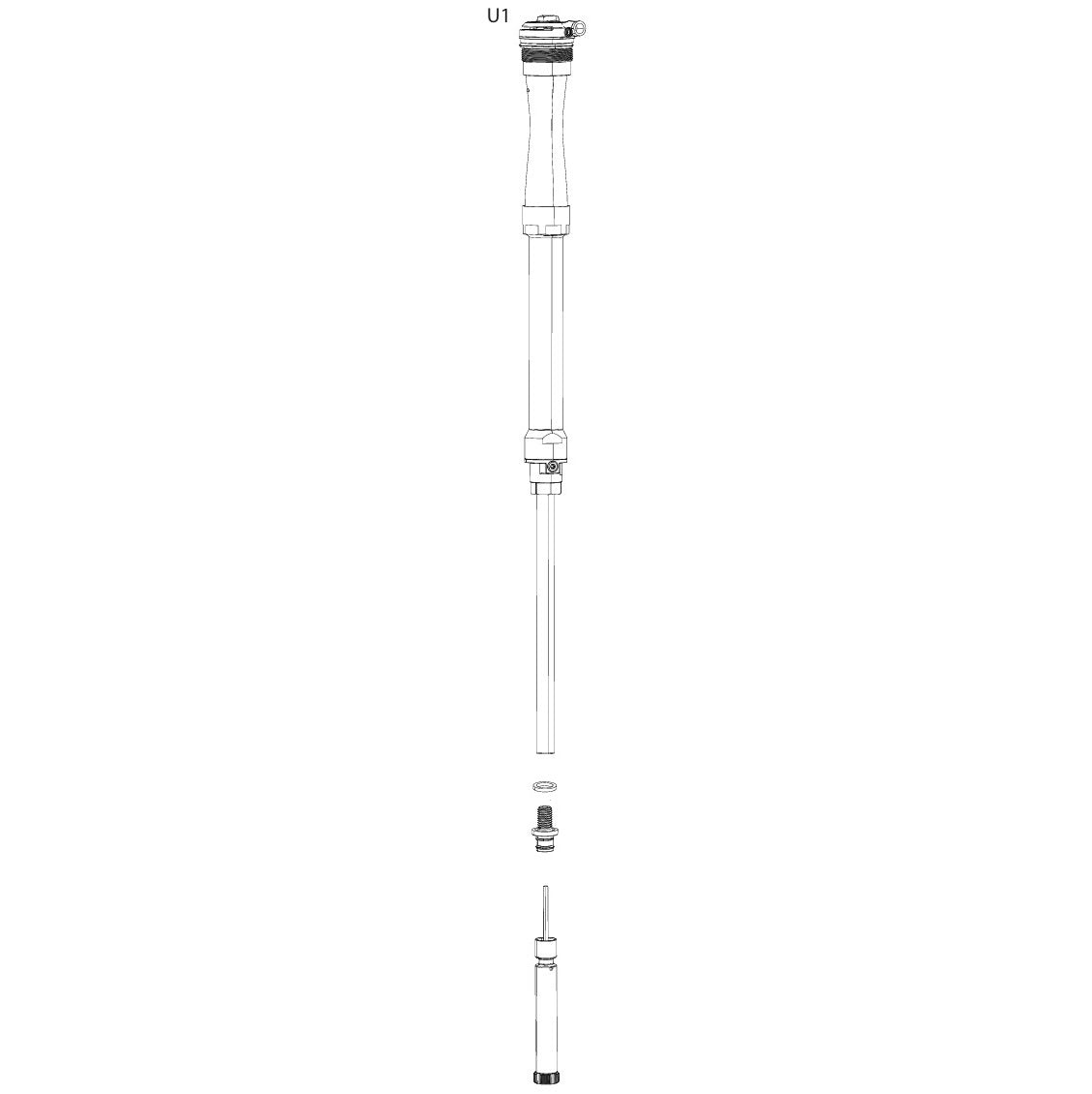 ROCKSHOX RACE DAY2 3P 32mm Cartridge Upgrade Kit for SID / SID SL 100-110mm B1+ / REBA 100mm A7 Forks
