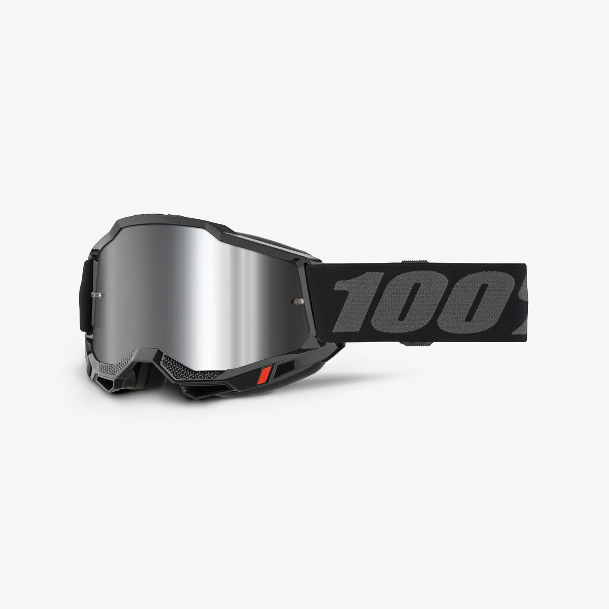 Maska 100% ACCURI 2 Černá sklo Silver Mirror