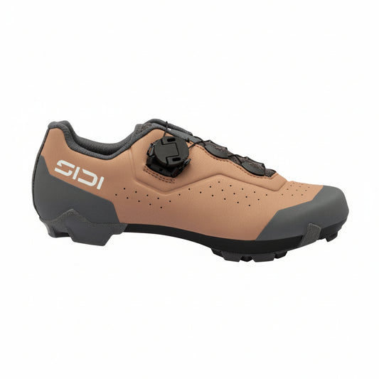 Boty XC gravel Sidi Liinea Woman cork brown, pohled z vnějšího profilu