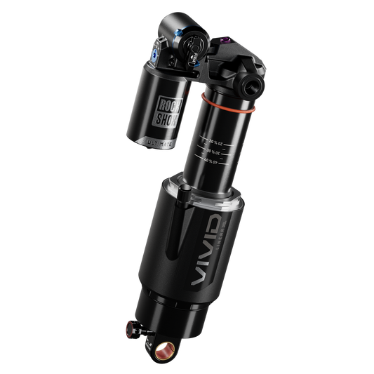 Rear Shock Vivid Ultimate RC2T - (205x65) Linear XL Air, 4 Tokens, Reb55/Comp30, Lockout 25, Adj HydB/O,Standard Trunnion (8x25) D1-Transition Repeater (2022+)
