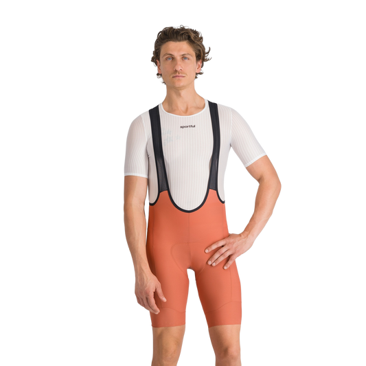 SPORTFUL PULSE Orange Bib Tight - kalhoty s nohavičkami