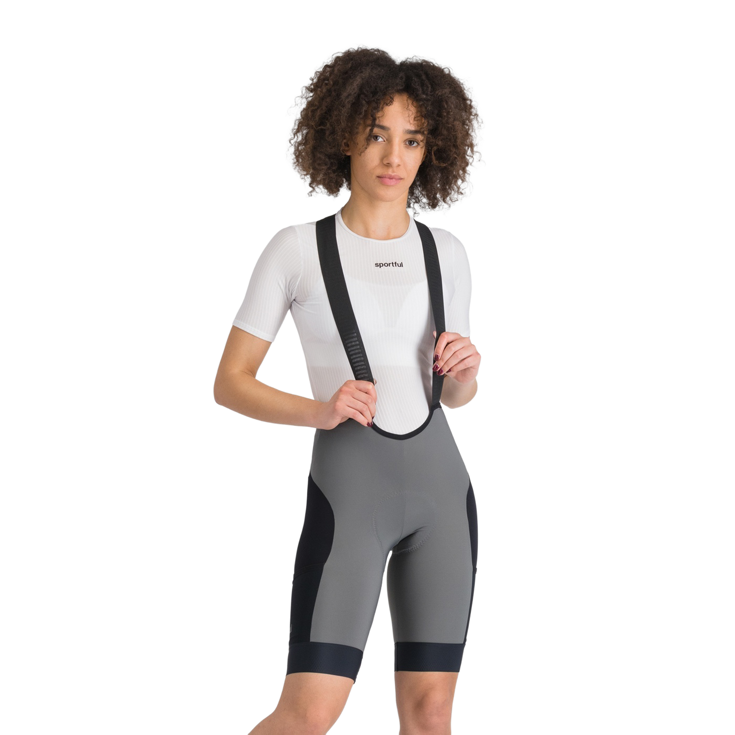 Dámské šortky SPORTFUL SUPERGIARA 2 Bibshort Grey/Black