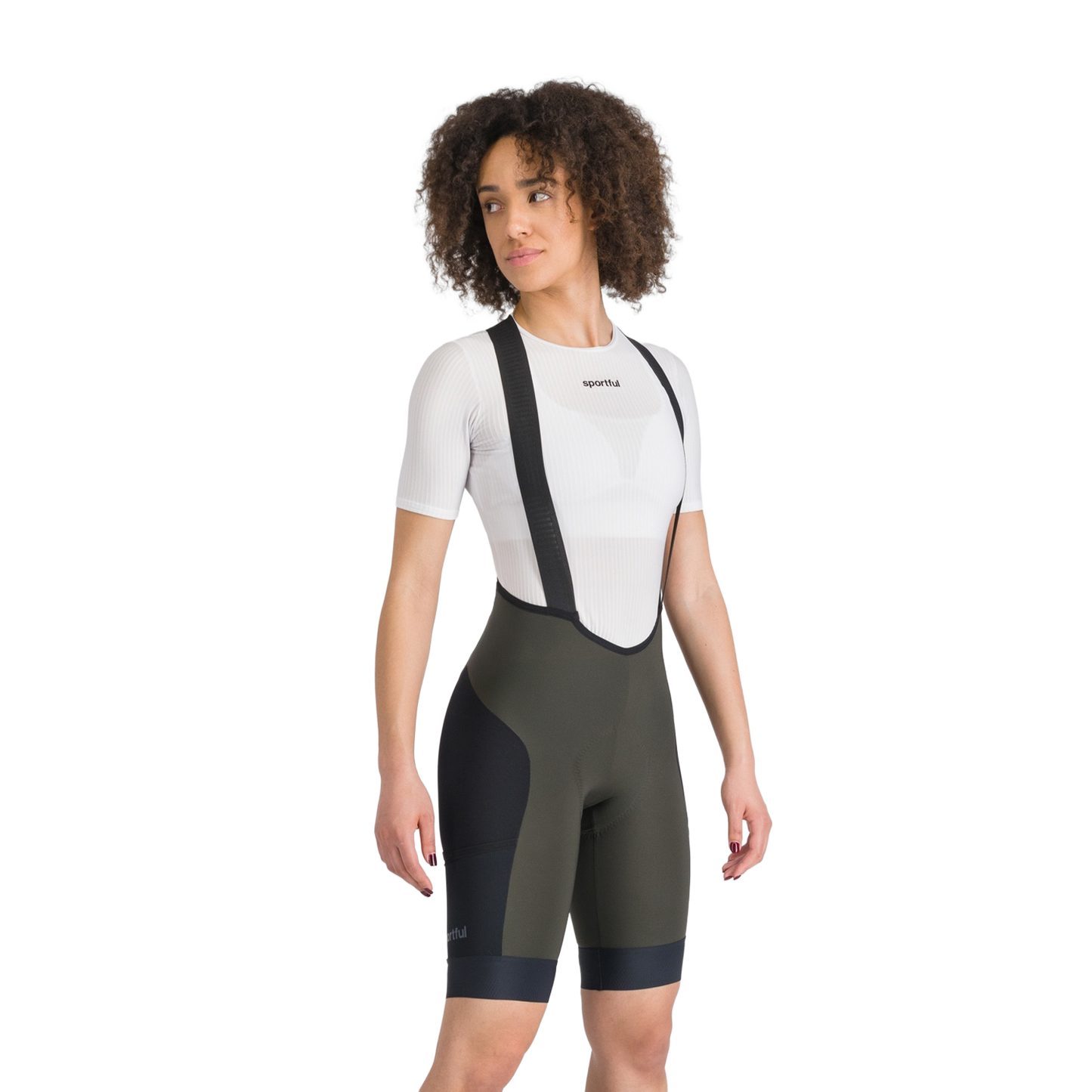 Women's SPORTFUL SUPERGIARA 2 Bib Short Khaki/Black