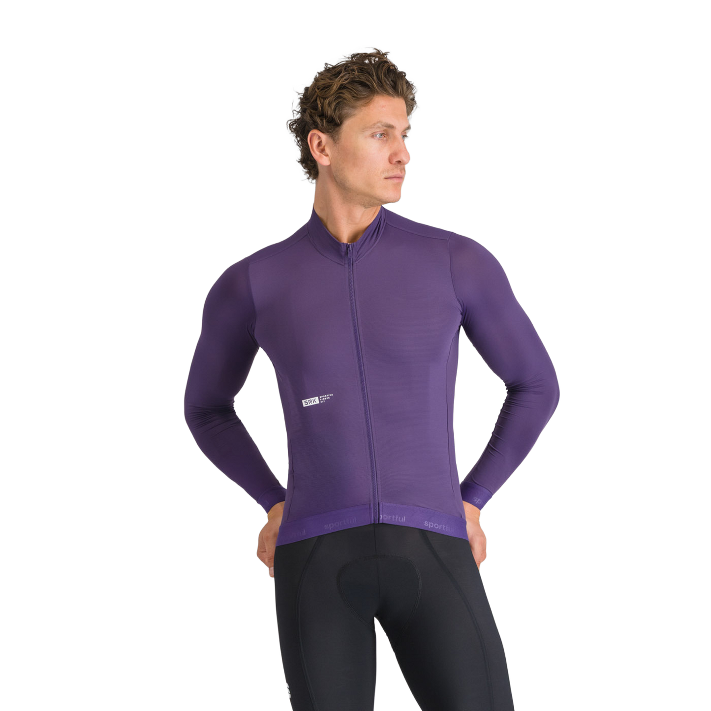 SPORTFUL SRK 2 Fialový dres s dlouhým rukávem