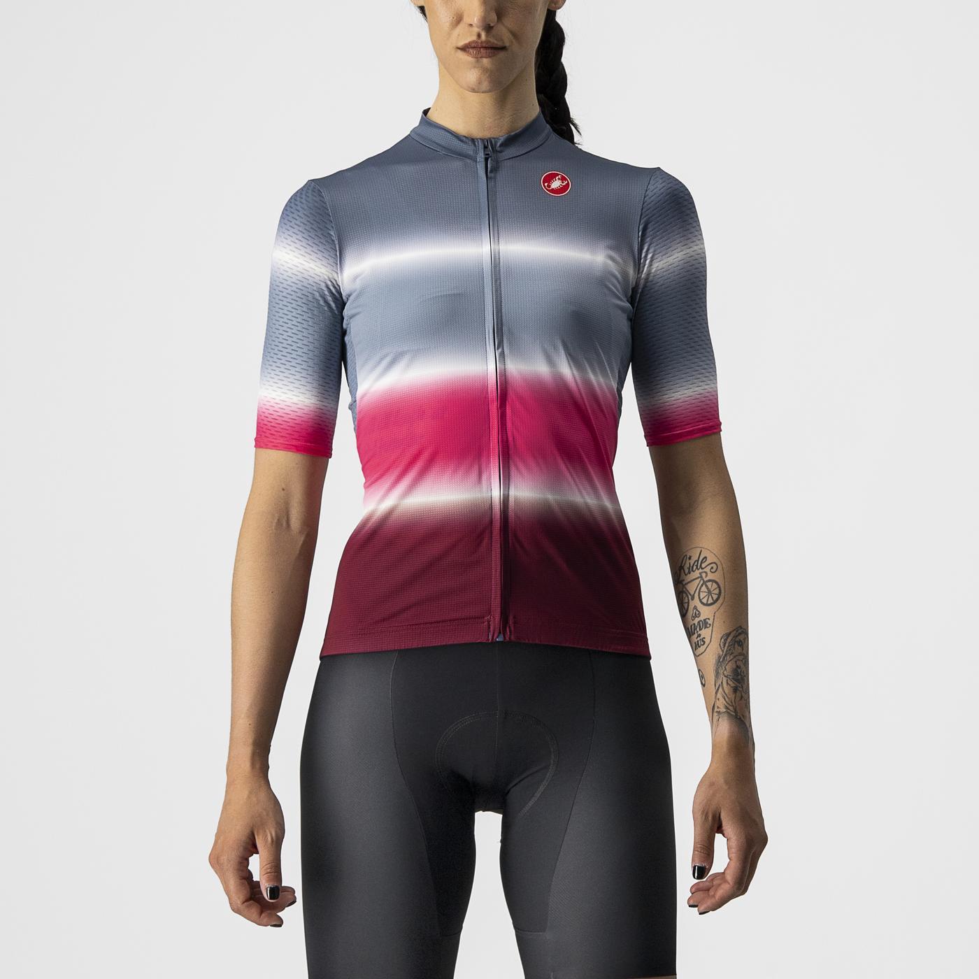 CASTELLI DOLCE Dres s krátkým rukávem Blue/Bordeaux