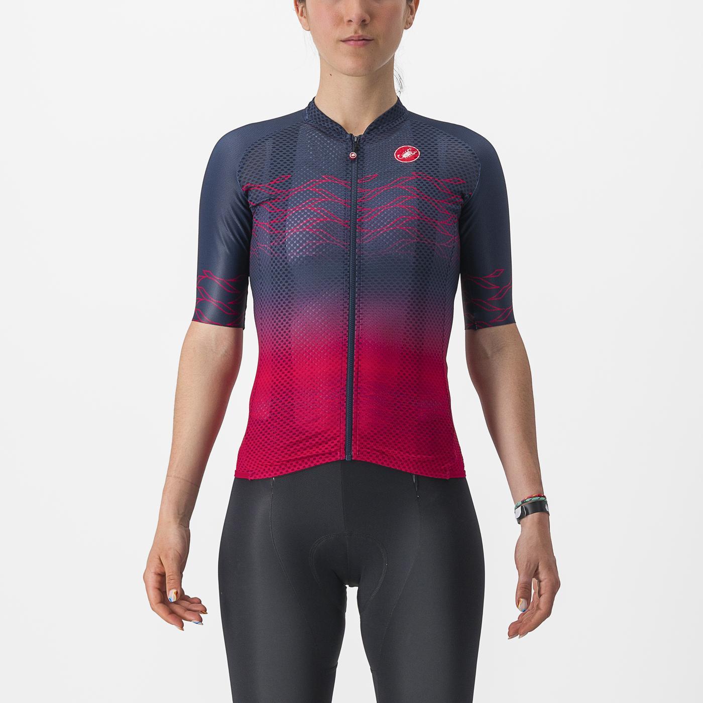 CASTELLI CLIMBER'S 2.0 Dámský dres s krátkým rukávem modrý/bílý