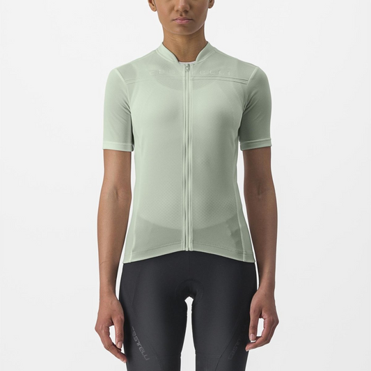Women's CASTELLI ANIMA 4 Short Sleeve Jersey Green