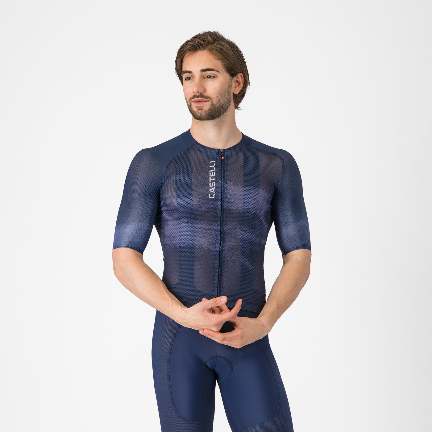 CASTELLI CLIMBER'S A/C Short Sleeve Jersey Blue 2026