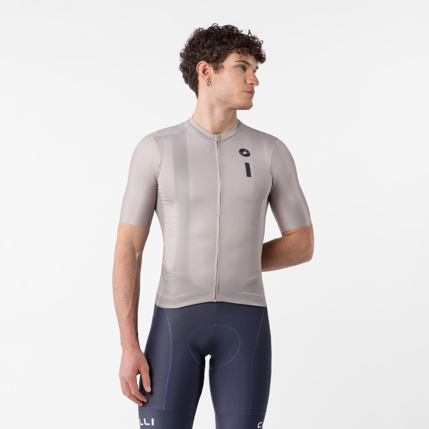 CASTELLI DRITTONE LOGO Clay Jersey s krátkým rukávem