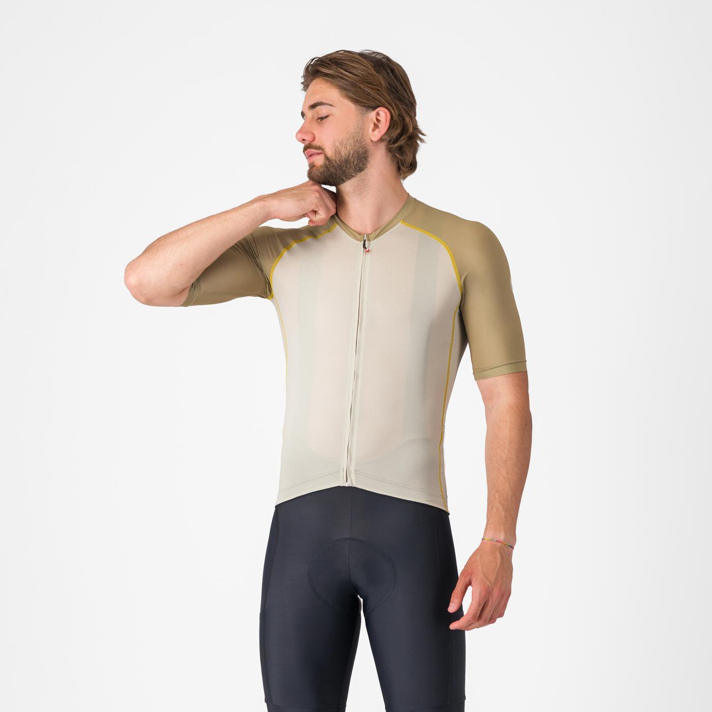 CASTELLI UNLIMITED ENDURANCE 3 JERSEY Beige/Khaki jersey