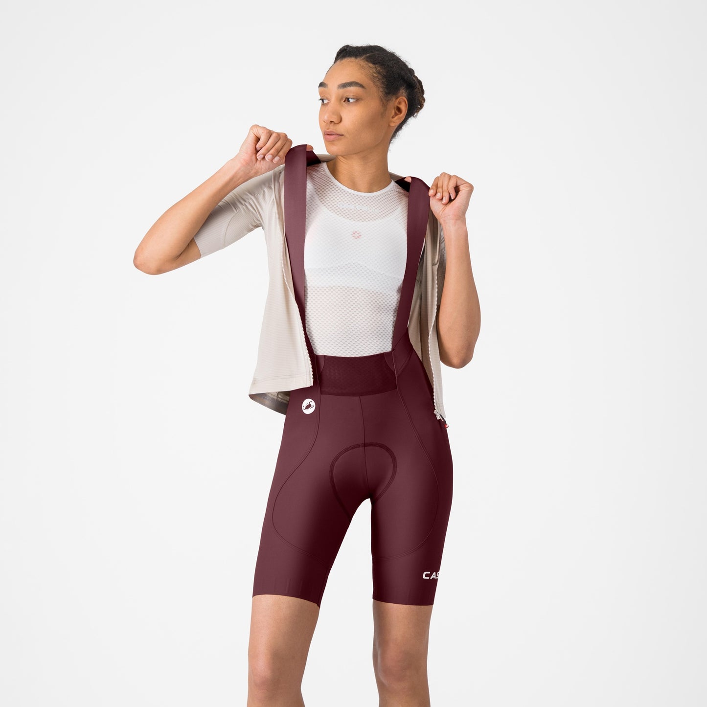 CASTELLI ESPRESSO 2 W DT Bordeaux Bib Tight