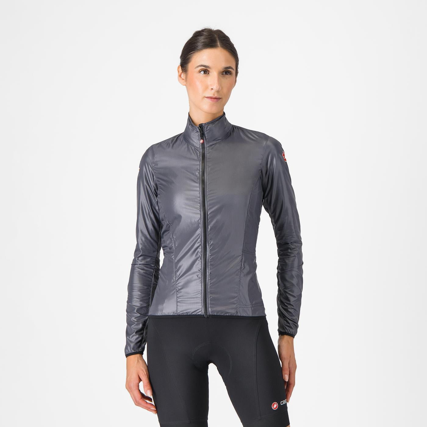 CASTELLI ARIA SHELL Bunda dámská tmavě šedá