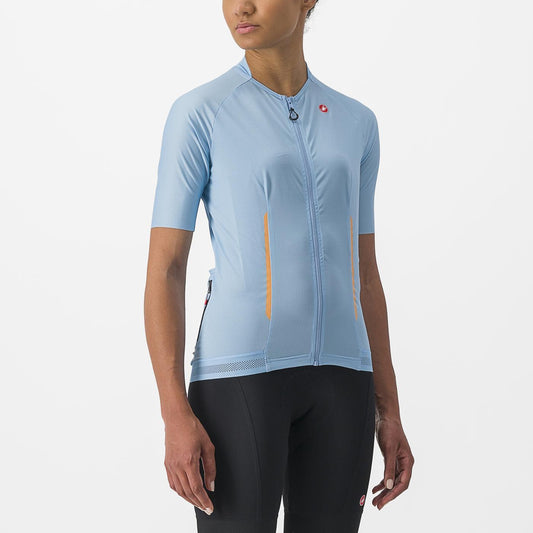 Women's CASTELLI ENDURANCE Short Sleeve Jersey Blue/White