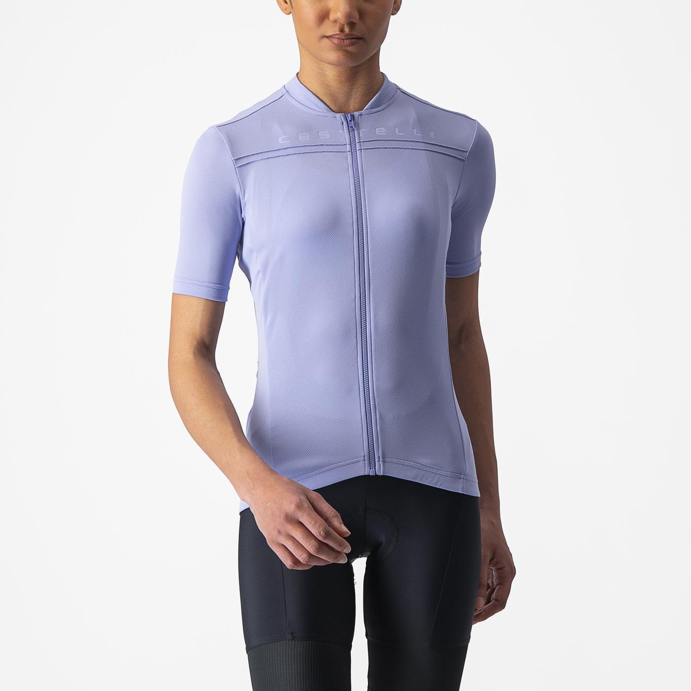 CASTELLI ANIMA 4 Short Sleeve Women's Violet Jersey