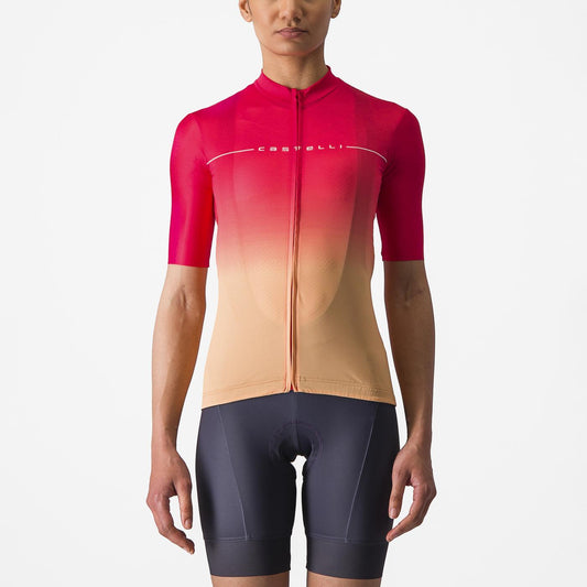 CASTELLI SALITA Women's Short Sleeve Jersey Pink/Orange