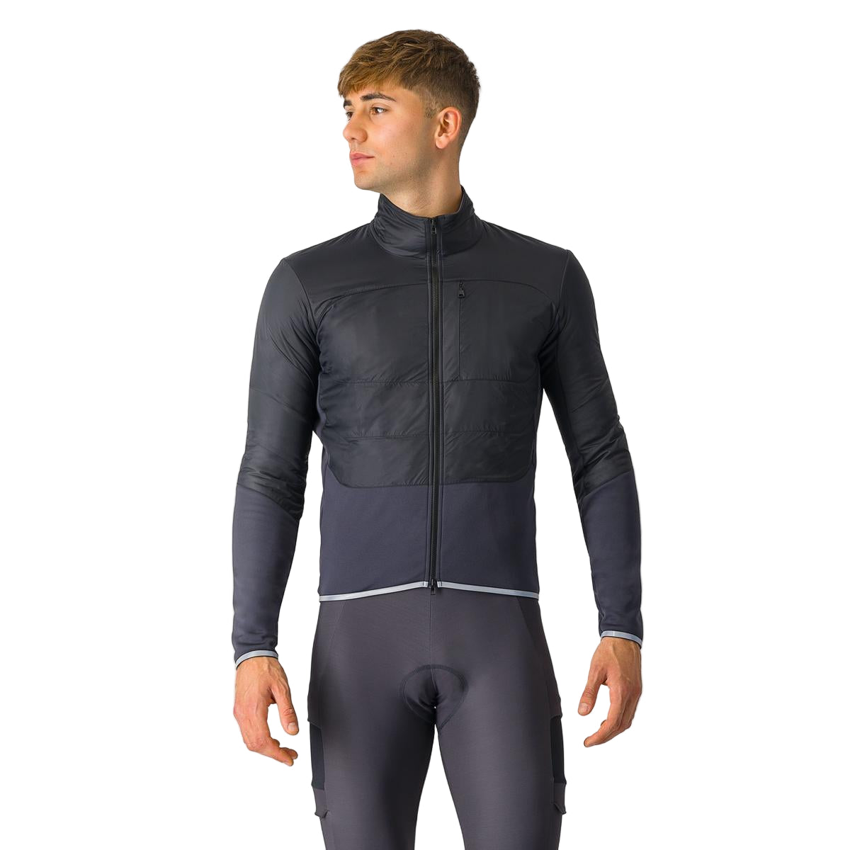 CASTELLI UNLIMITED Bunda černá/šedá