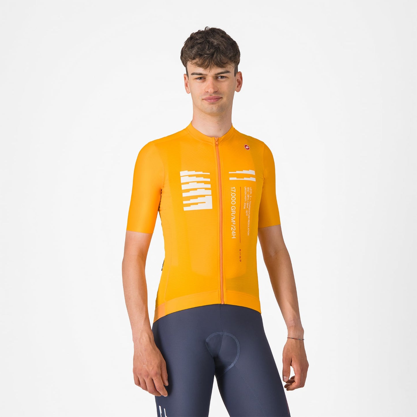 CASTELLI ESPRESSO R--A/D Dres s krátkým rukávem Orange