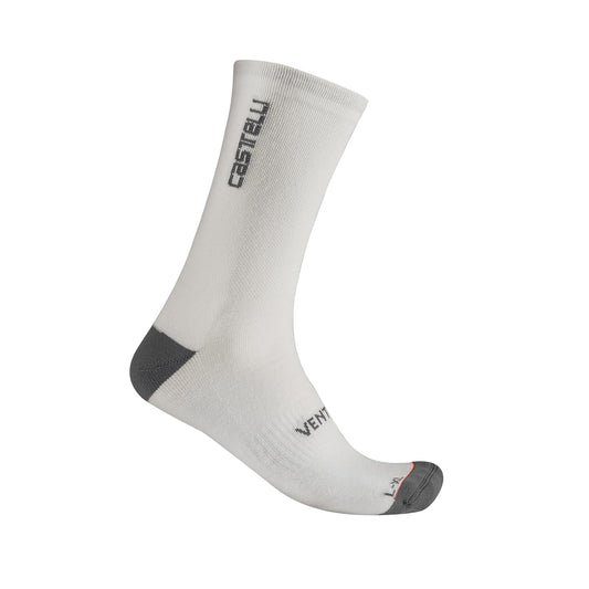 CASTELLI VENTI SOFT MERINO Ponožky bílé