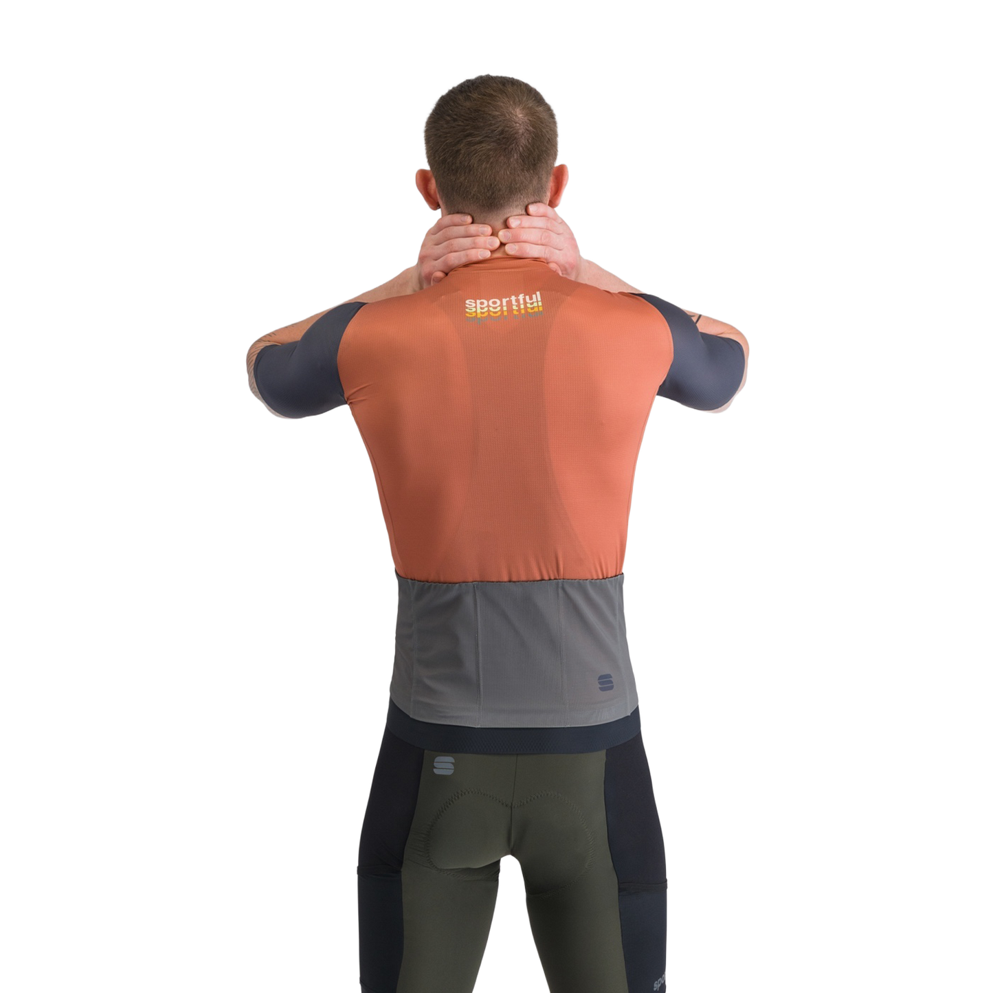 SPORTFUL SUPERGIARA 2 LOGO Short Sleeve Jersey Orange