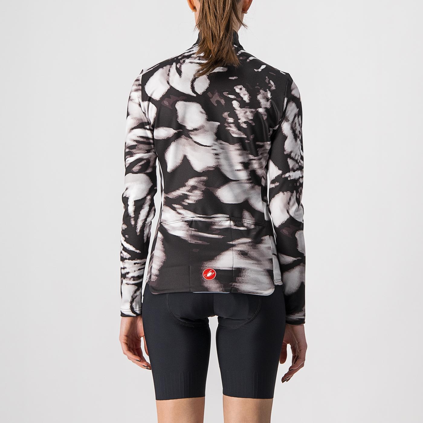 CASTELLI UNLIMITED THERMAL Women's Long Sleeve Jersey Black/White