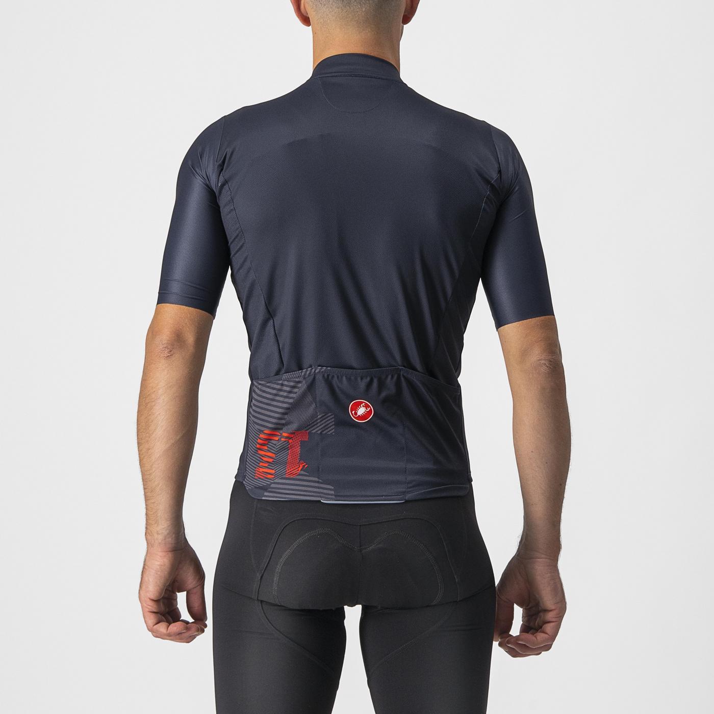 CASTELLI 13 SCREEN Short Sleeve Jersey Blue/Red
