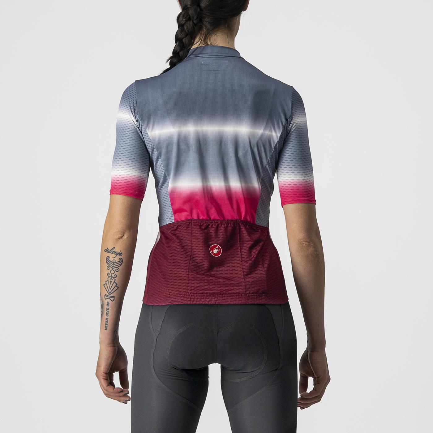 CASTELLI DOLCE Dres s krátkým rukávem Blue/Bordeaux