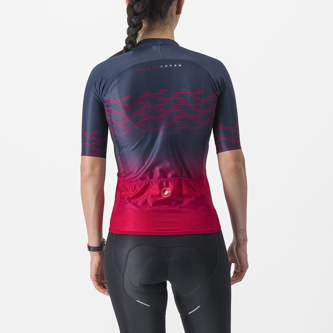 CASTELLI CLIMBER'S 2.0 Dámský dres s krátkým rukávem modrý/bílý