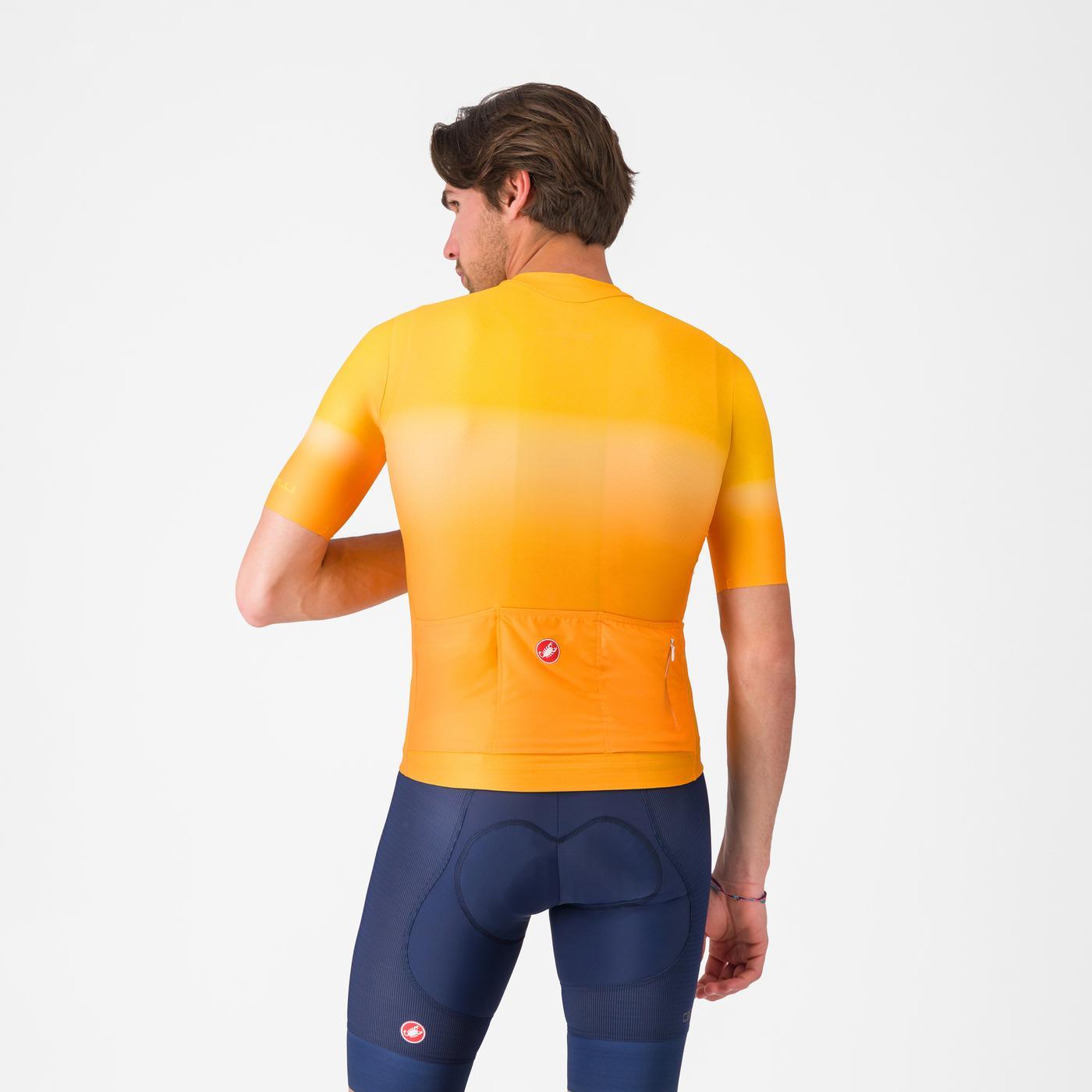 CASTELLI UPF dres s krátkým rukávem Orange