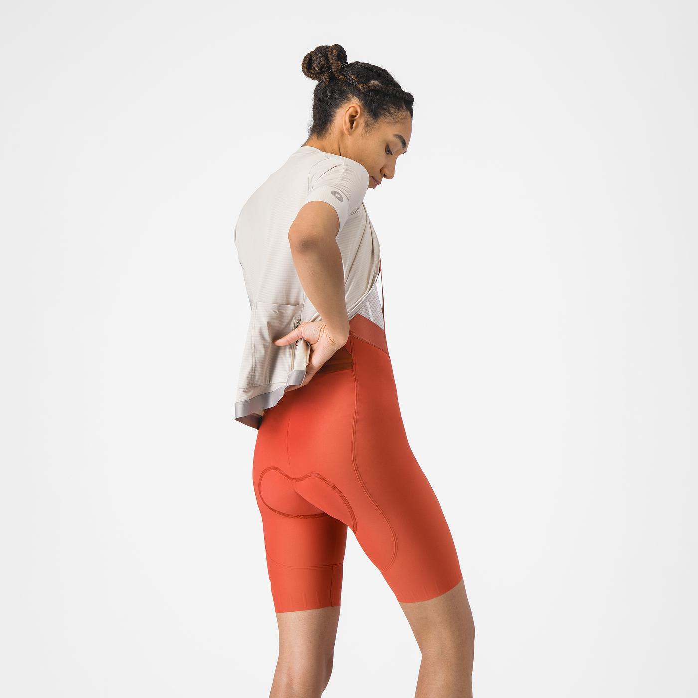 CASTELLI ESPRESSO 2 W DT Paprika Bib Short