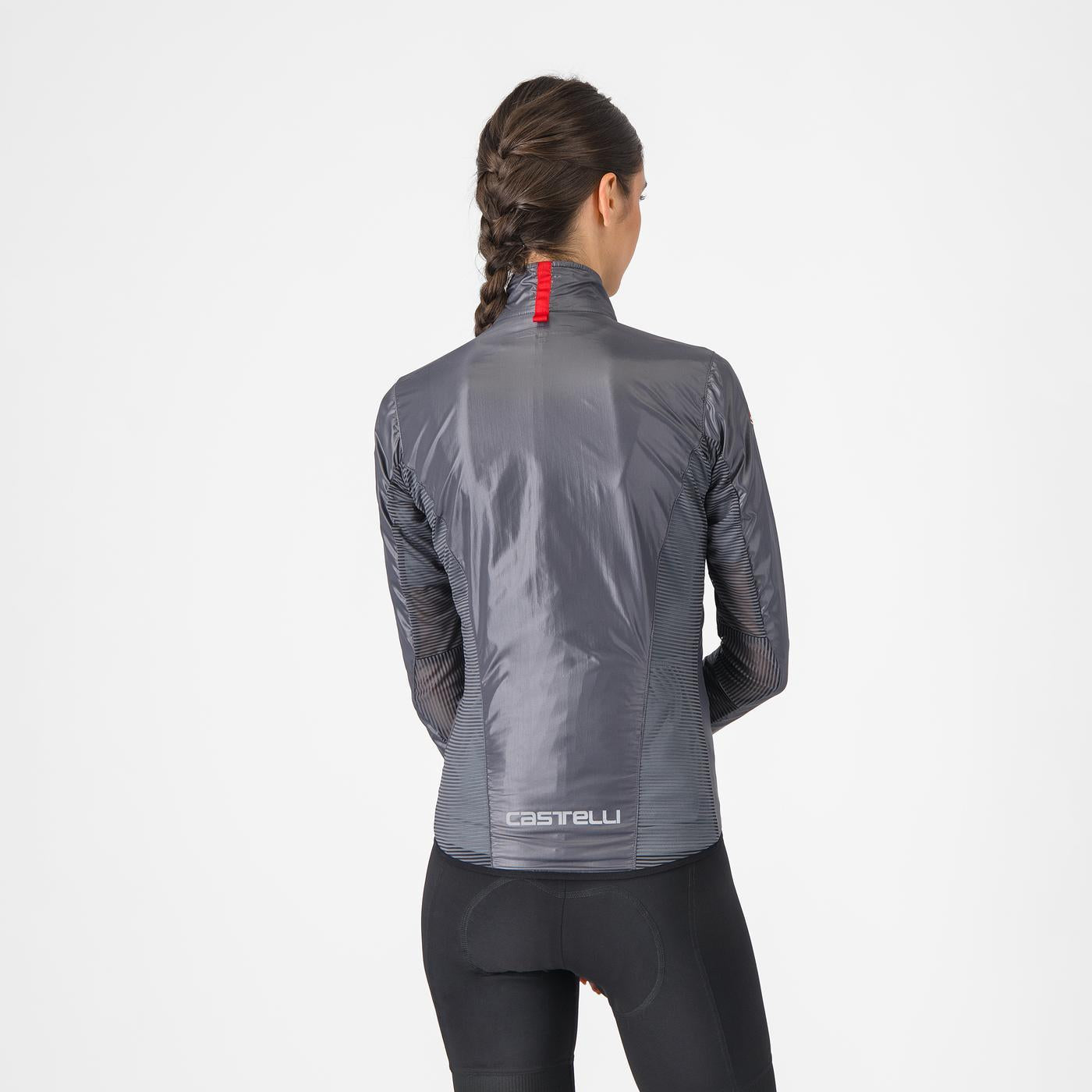 CASTELLI ARIA SHELL Bunda dámská tmavě šedá