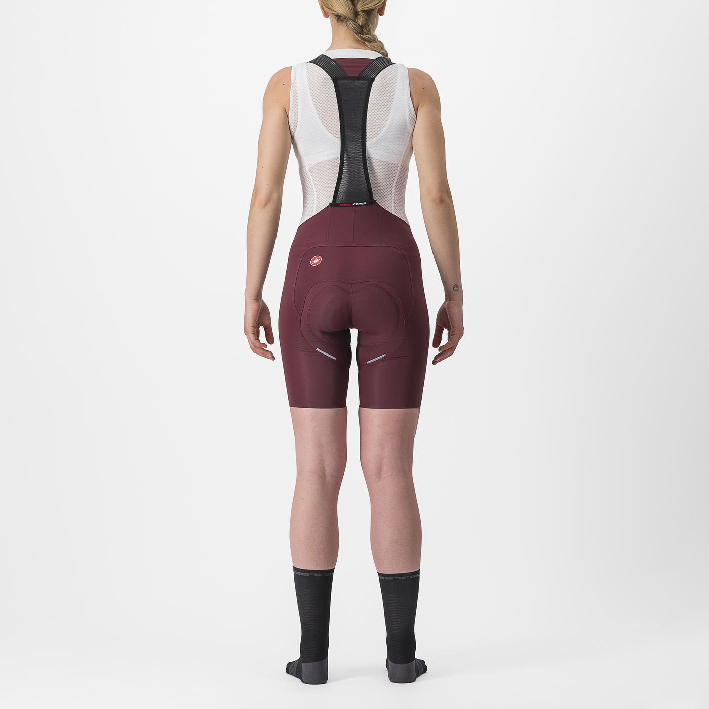 CASTELLI FREE AERO RC W Women's Bib Tight Bordeaux