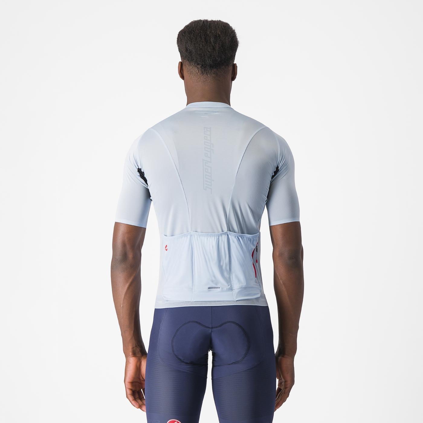 CASTELLI SUPERLEGGERA 3 Short Sleeve Jersey Blue