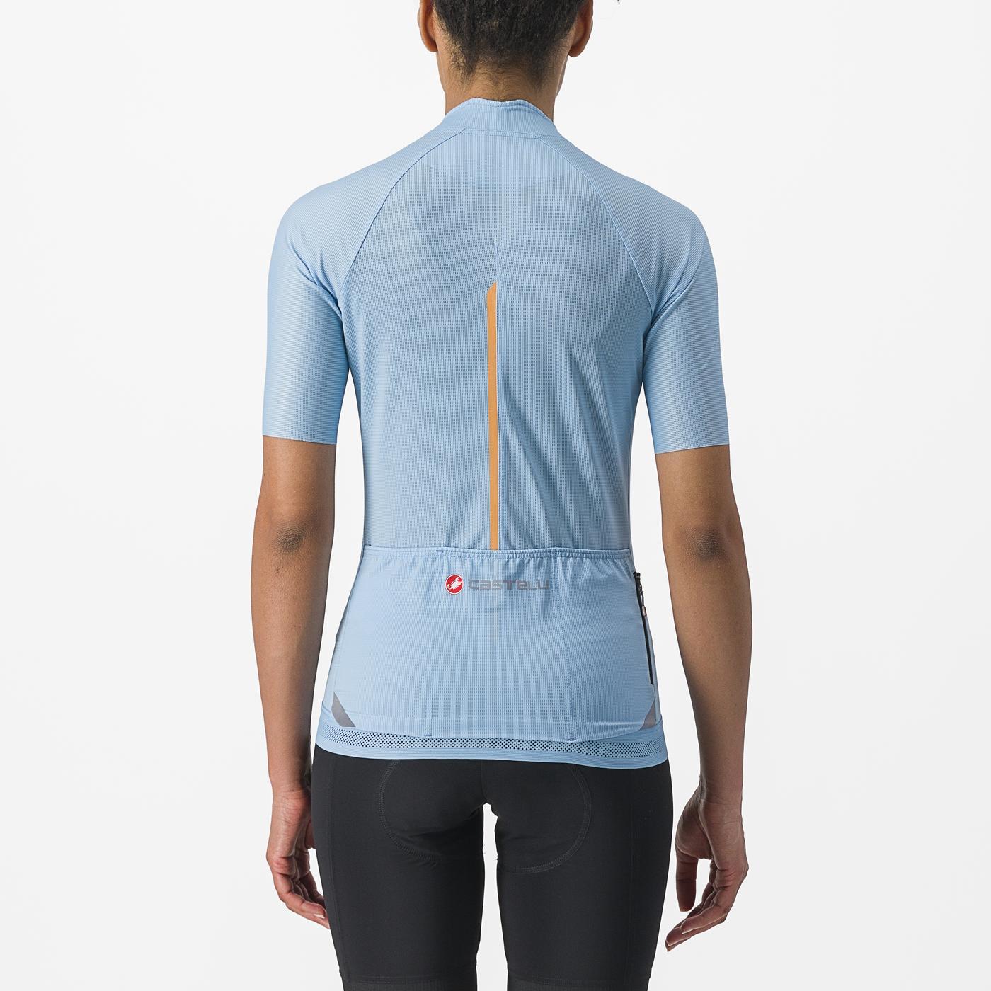 CASTELLI ENDURANCE Dámský dres s krátkým rukávem Blue/White