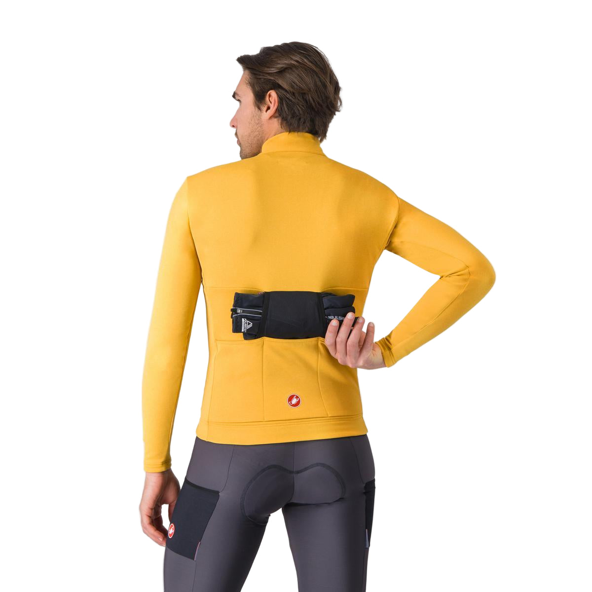 CASTELLI UNLIMITED TRAIL 2 Dres s dlouhým rukávem Yellow/Grey