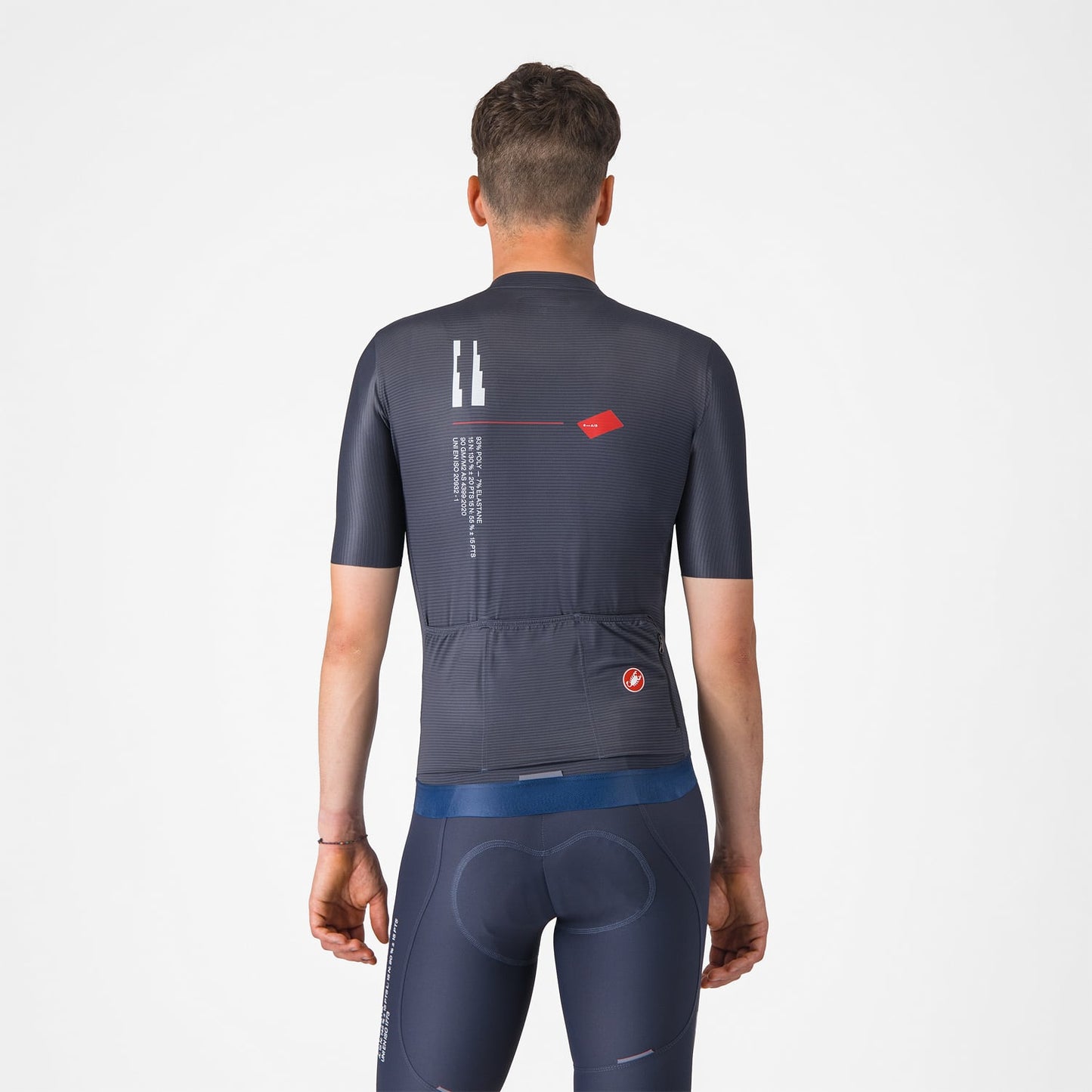 CASTELLI ESPRESSO R--A/D Dres s krátkým rukávem modrý