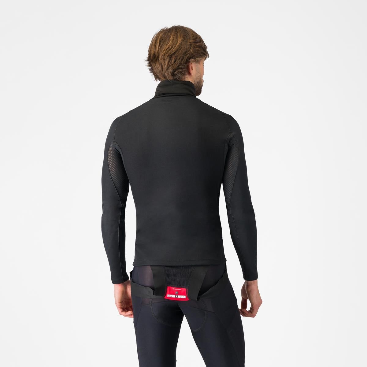 CASTELLI FLANDERS 2 HIGH NECK WARMER Spodní prádlo s dlouhým rukávem černé