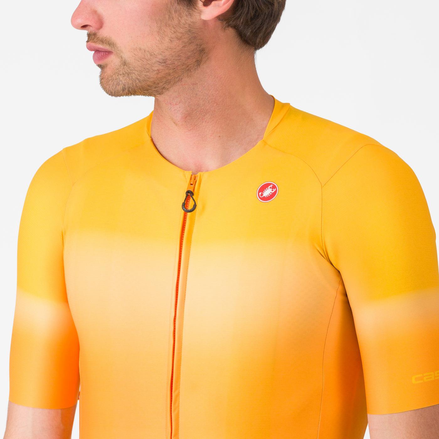 CASTELLI UPF dres s krátkým rukávem Orange