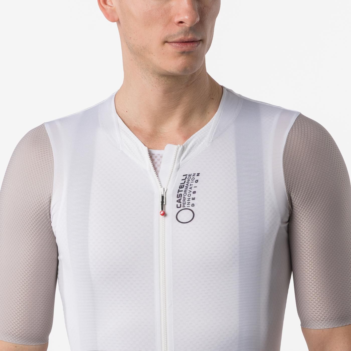 CASTELLI CORRETTO dres s krátkým rukávem Ivory/Clay Jersey