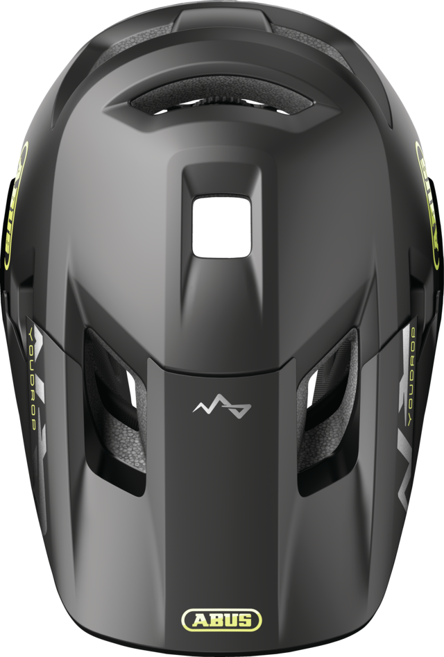 ABUS YOUDROP FF Junior Velvet Black Mountain Bike Helmet