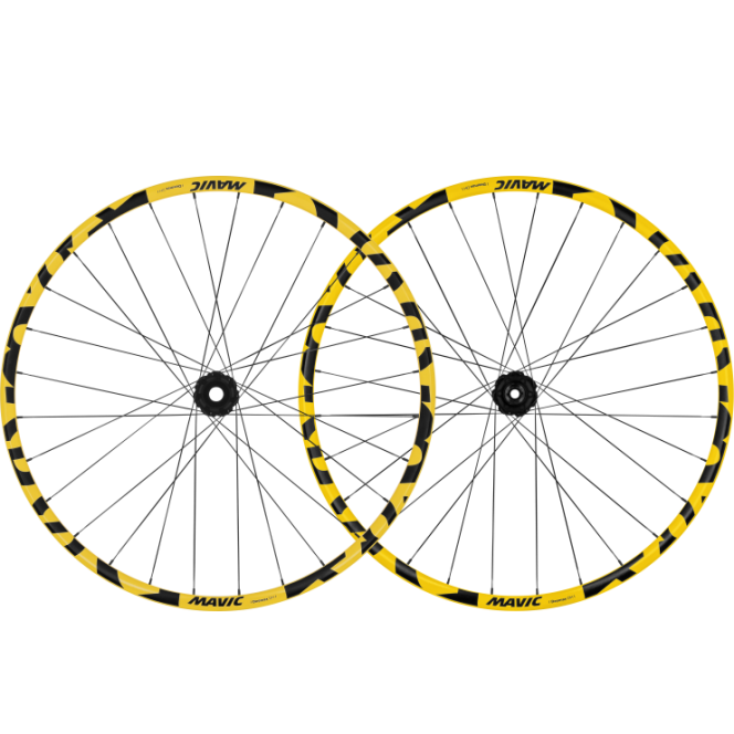 Pair of MAVIC DEEMAX DH YLW 29" Wheels 20x110mm/12x157mm Boost