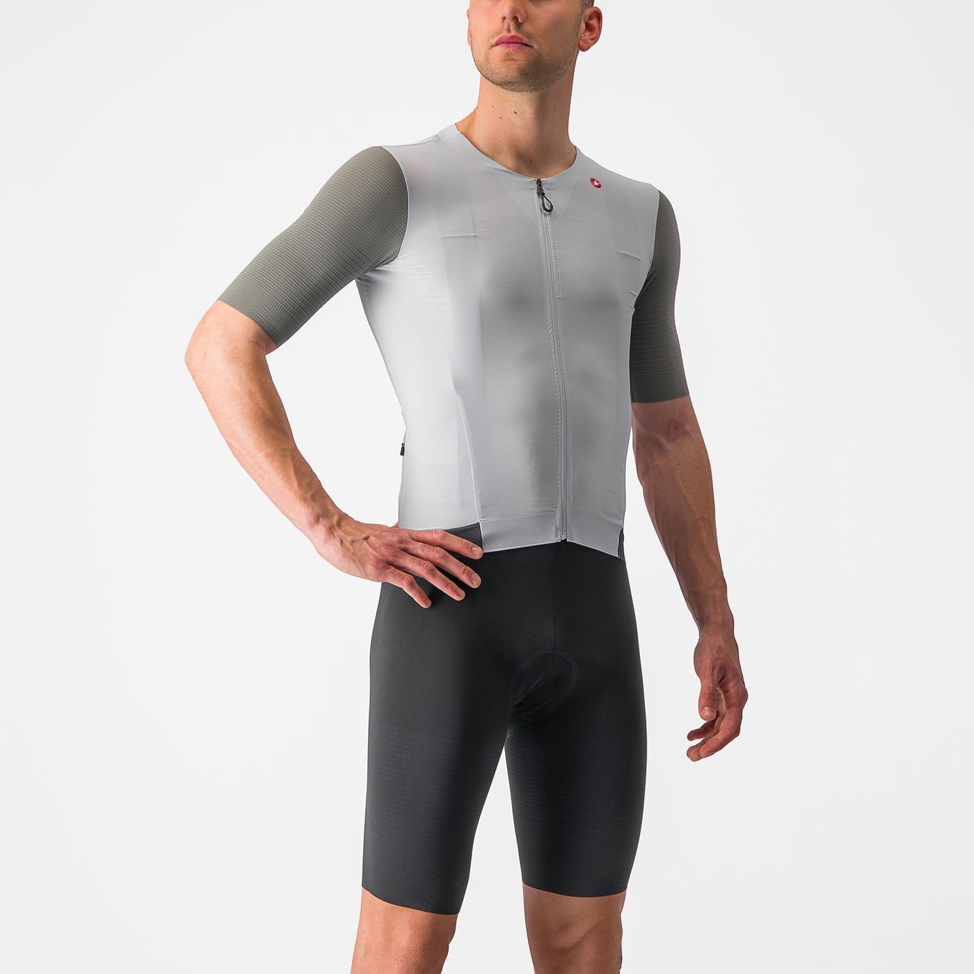 CASTELLI PREMIO Dres s krátkým rukávem Black/Grey
