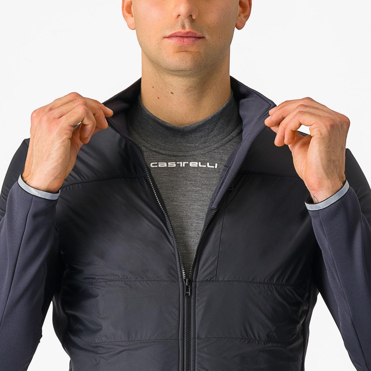 CASTELLI UNLIMITED Bunda černá/šedá