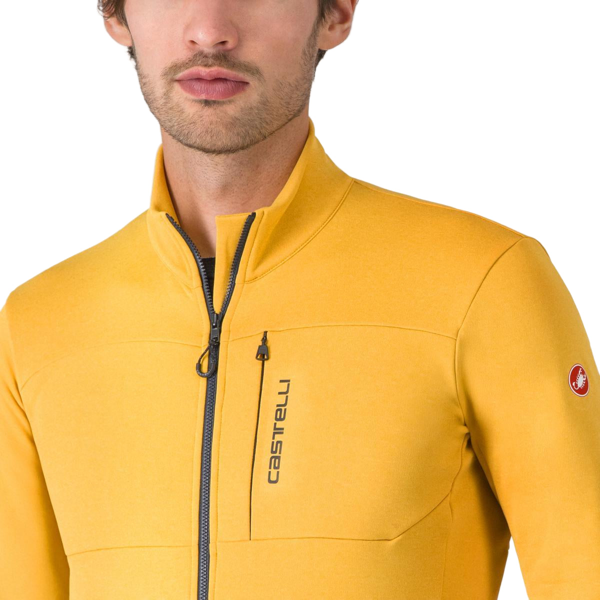 CASTELLI UNLIMITED TRAIL 2 Dres s dlouhým rukávem Yellow/Grey