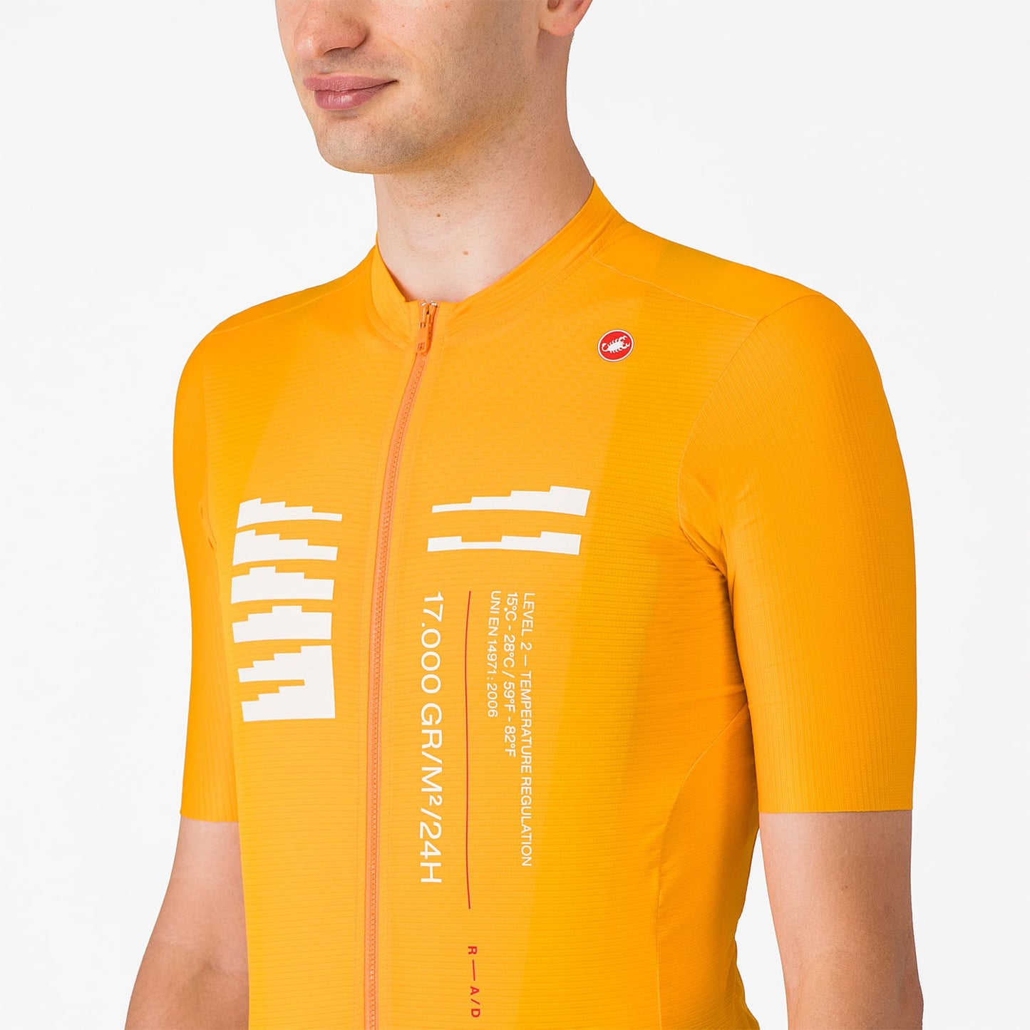 CASTELLI ESPRESSO R--A/D Dres s krátkým rukávem Orange
