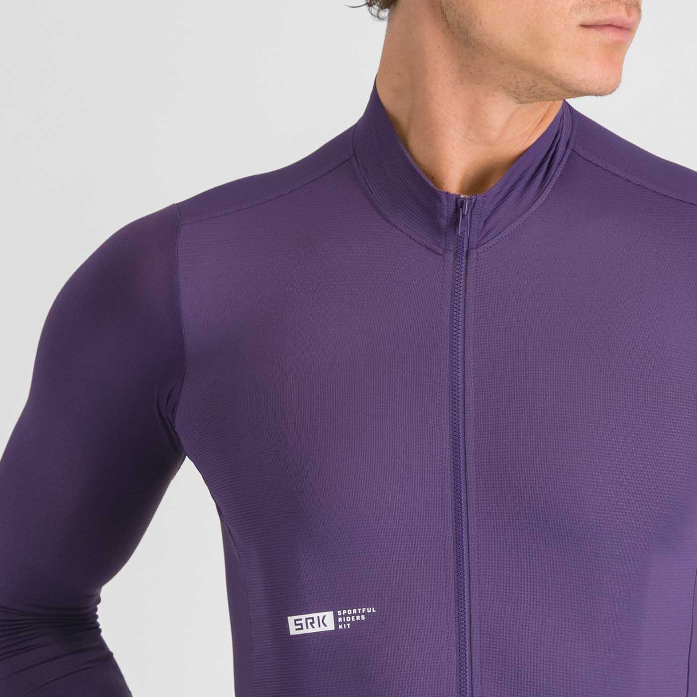 SPORTFUL SRK 2 Fialový dres s dlouhým rukávem