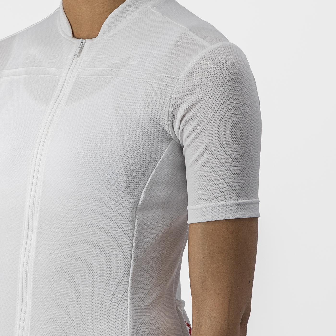 CASTELLI ANIMA 4 Dámský dres s krátkým rukávem White