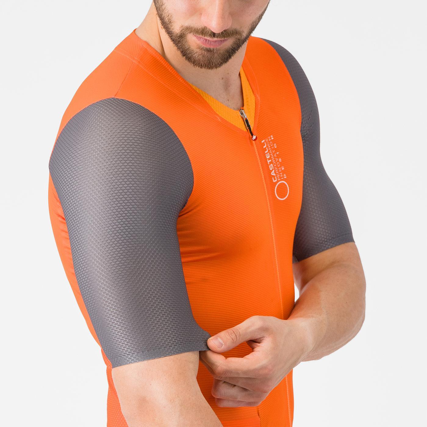 CASTELLI SATURDAY MORNING Kombinéza Orange/Grey